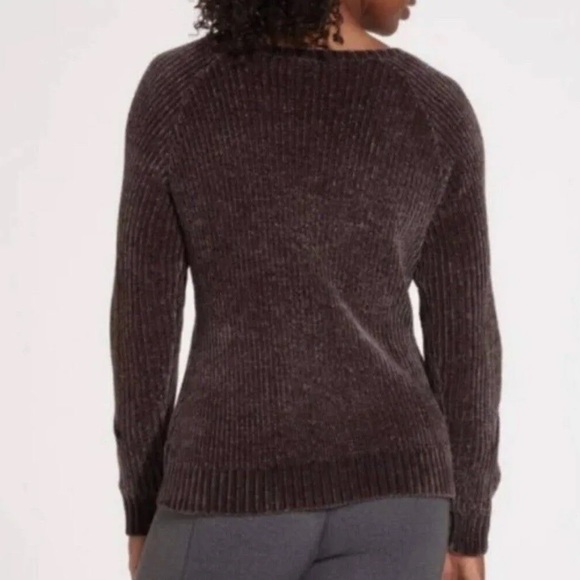 Calia By Carrie Underwood Chenille Cold Shoulder Sweater - Picture 3 of 14